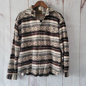 Field & Stream Men’s M 100% Cotton Long Sleeve Button Front Western Style Shirt